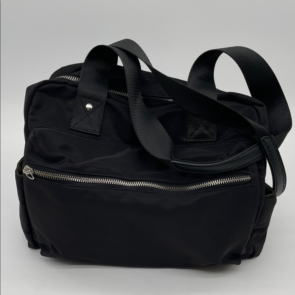 Sandra Robert’s Squared Nylon Women’s Satchel